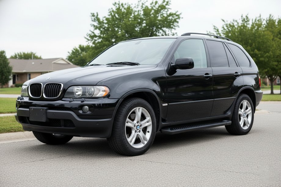 BMW X5 E53 1999–2006 Marchepieds Latéraux Allmond Black (2 pcs, aluminium) Image
