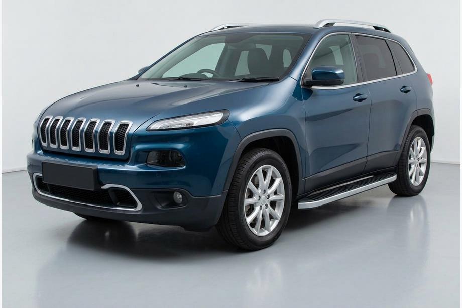 Jeep Cherokee KL 2013- Marchepieds Latéraux Tayga Grey (2 pcs, Aluminium) Photo 1