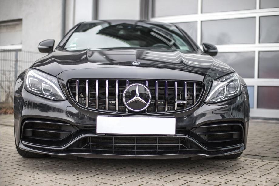 Mercedes C-сlass W205 2014-2021 Calandre Avant Panamericana GT (pour C63 AMG d'origine) 2014-2018, sans caméra Image