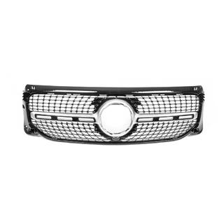 Calandre Avant Diamond Silver (pour Base 2019-2023) Mercedes GLB X247 2019- photo 2