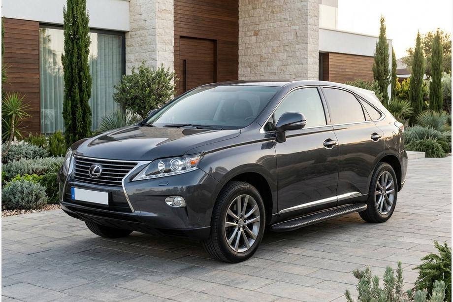 Lexus RX 2009-2015 Marchepieds Latéraux Bosphorus Black (2 pcs, Aluminium) Image