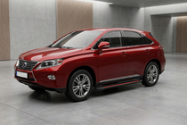 Lexus RX 2009-2015 Marchepieds Latéraux Maya Red (2 pcs, Aluminium) photo 1