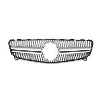 Calandre Avant AMG Silver (2015-2018) Mercedes A-сlass W176 2012-2018 photo 2
