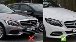 Mercedes C-сlass W205 2014-2021 Calandre avant design C63 (pour Avantgarde/AMG-Line/C43 AMG) photo 4