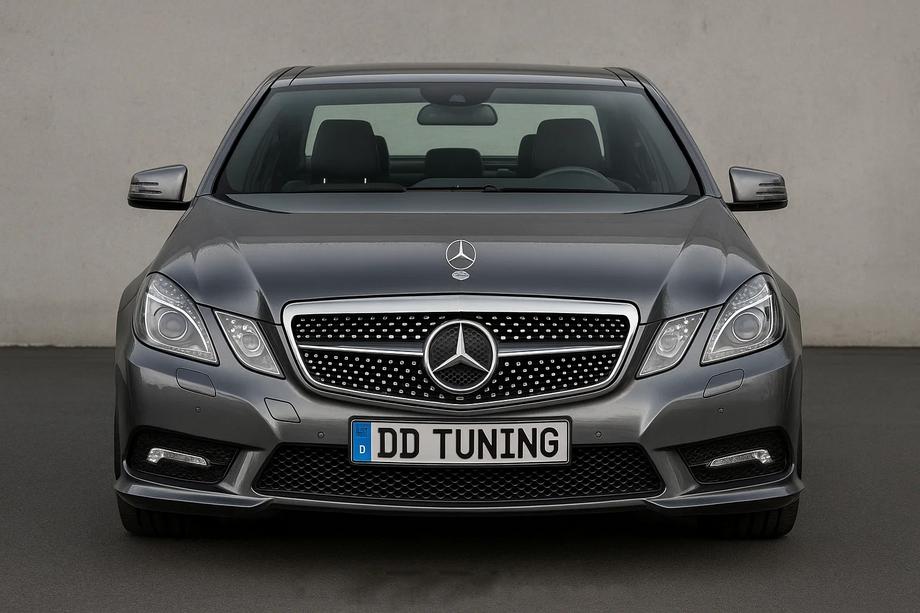 Mercedes E-class W212 2009-2016 Calandre Avant Diamond Silver (2009-2012) Image