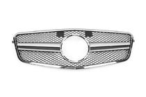 Mercedes E-class W212 2009-2016 Calandre Avant AMG Silver (2009-2012) photo 2