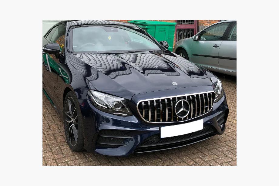 Mercedes E-class W213 2016-2023 Calandre Avant Panamericana GT (AMG Line, 2020-2023) Sans emplacement pour caméra Photo 3