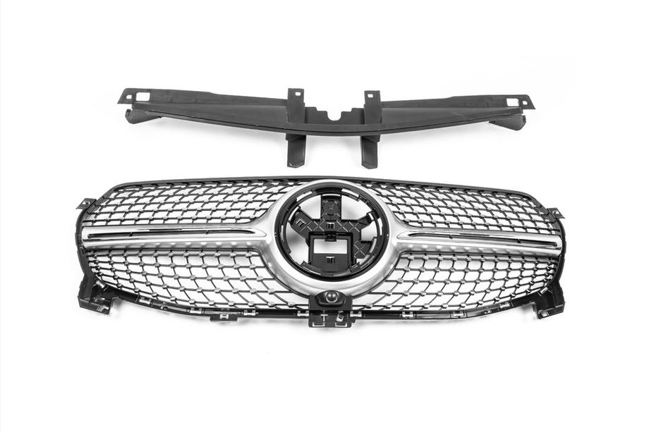 Mercedes GLE W167 2018- Calandre avant Diamond Silver (pour Base 2018-2023) Image
