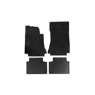 Tapis de sol en caoutchouc Stingray noirs (4 pcs)