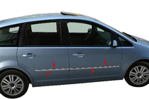 Ford C-Max 2004-2010 Moulures de porte inox (4 pcs) Carmos - Acier Inoxydable Turc photo 3