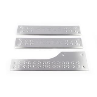 Seuils de porte intérieurs Carmos inox Fiat Doblo II 2010-2022 photo 2
