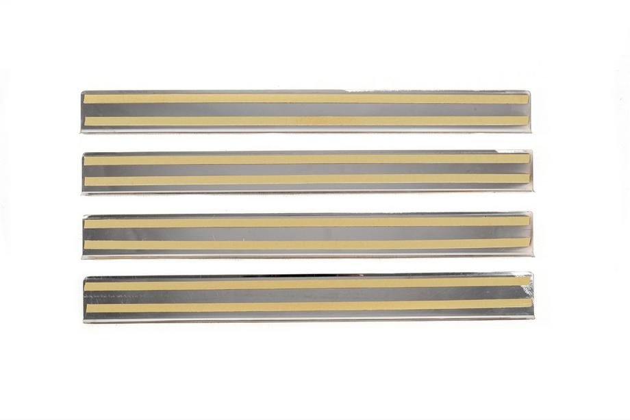 Opel Zafira B 2005–2011 Seuils de porte Carmos V3 (4 pcs, inox) Photo 3