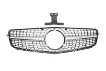 Mercedes C-class W204 2007-2015 Calandre Avant Diamond Silver photo 2