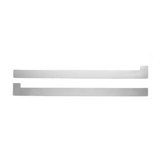 Moulure pour rail de porte coulissante (2 pcs, inox) photo 1