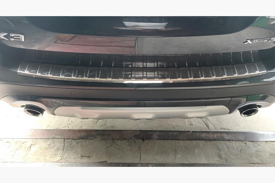 BMW X3 G01 2018- Protection de pare-chocs arrière Carmos (2018-2020, inox) Image