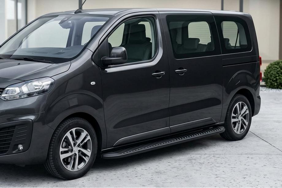 Peugeot Traveller 2017- Marchepieds Latéraux Tayga Black (2 pcs, Aluminium) XL - Empattement Long Photo 1