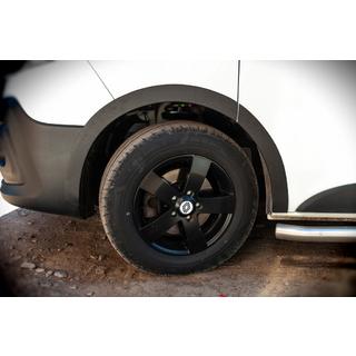 Extensions d'ailes (6 pcs, noir, ABS) Nissan NV300/Primastar 2016- photo 1
