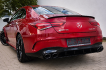 Mercedes CLA C118 2019- Diffuseur arrière avec sorties d'échappement (design CLA45) photo 3