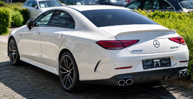 Mercedes CLS C257 2018- Diffuseur arrière avec embouts d'échappement (Design GT53) photo 1