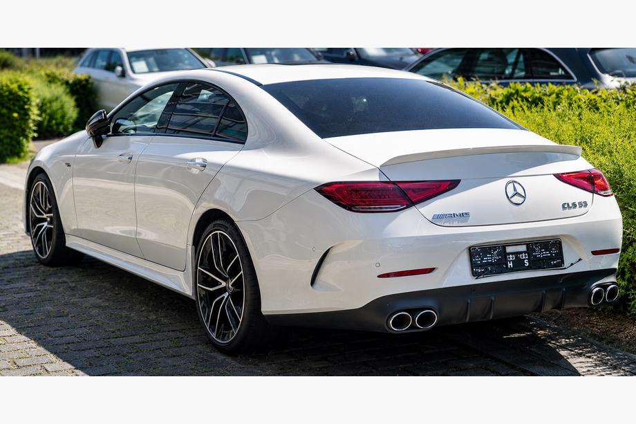 Mercedes CLS C257 2018- Diffuseur arrière avec embouts d'échappement (Design GT53) Image