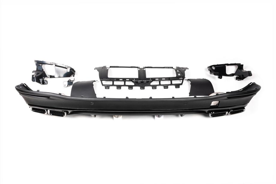 Mercedes GLE W167 2018- Diffuseur arrière avec embouts d’échappement GLE63 Black (2018-2026) Photo 6
