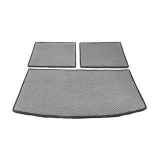 Tapis de coffre 3 pièces (EVA, gris) (7 places) Audi Q7 2005-2015 photo 1