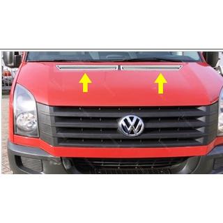 Cache de capot (2 pcs, inox) Volkswagen Crafter 2006-2016 photo 1
