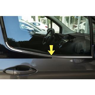 Encadrement de Vitres (2 pcs, Acier Inoxydable) Ford Courier 2014-2023 photo 1