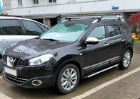 Nissan Qashqai 2010-2014 Moulures de porte Carmos (4 pcs, inox) photo 3