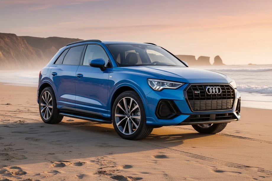 Audi Q3 2019–2025 Marchepieds Latéraux Maya Blue (2 pcs, Aluminium) Image