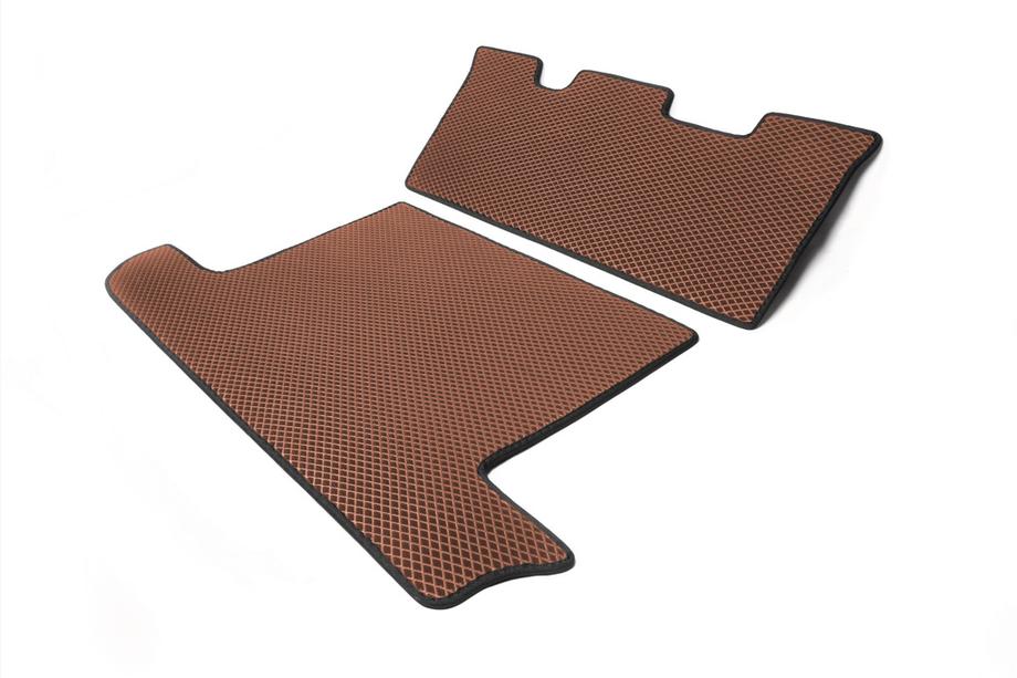 Toyota Land Cruiser 100 1998-2007 Tapis de coffre 2 pcs Rouge Brique (EVA, 7 places) Photo 3
