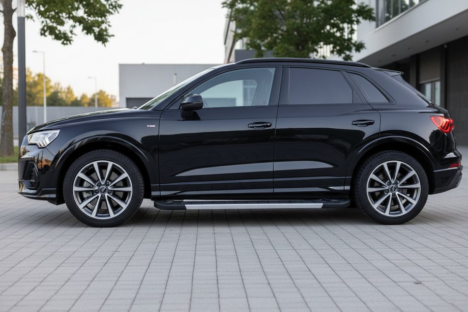 Audi Q3 2019–2025 Marchepieds Latéraux RedLine (2 pcs, Aluminium) Image