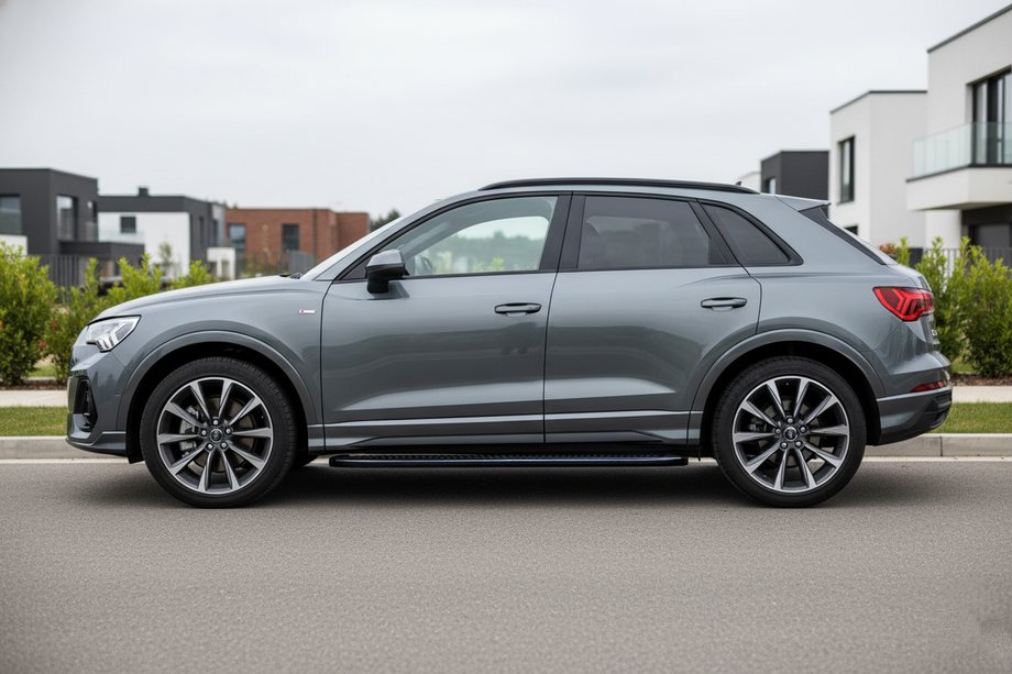 Audi Q3 2019–2025 Marchepieds Latéraux Tayga Black (2 pcs, Aluminium) Image