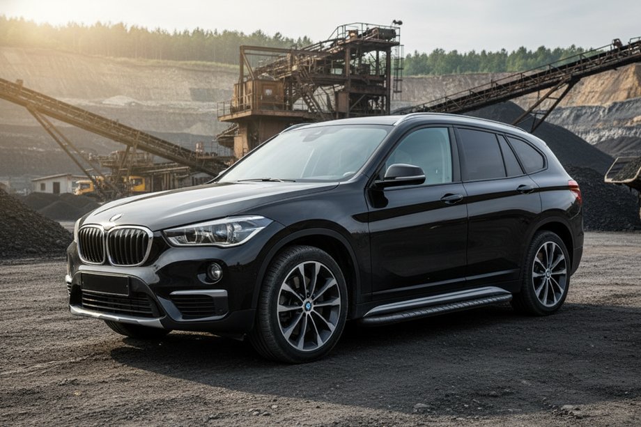 BMW X1 F48 2015-2022 Marchepieds Latéraux Bosphore Black (2 pcs, Aluminium) Image