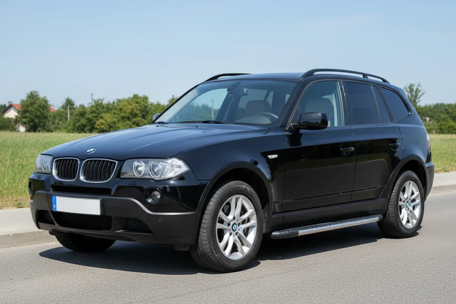 BMW X3 E83 2003-2010 Marchepieds Latéraux Bosphore Grey (2 pcs, Aluminium) Image