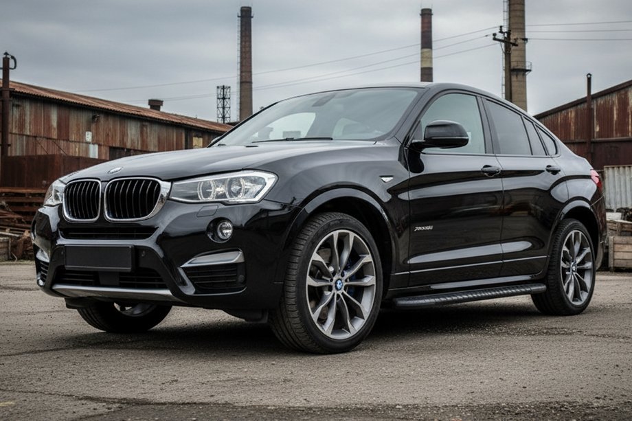 BMW X4 F26 2014-2018 Marchepieds Latéraux Bosphore Black (2 pcs, Aluminium) Image