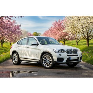 Marchepieds latéraux Allmond Grey (2 pcs, aluminium) BMW X4 F26 2014-2018 photo 1