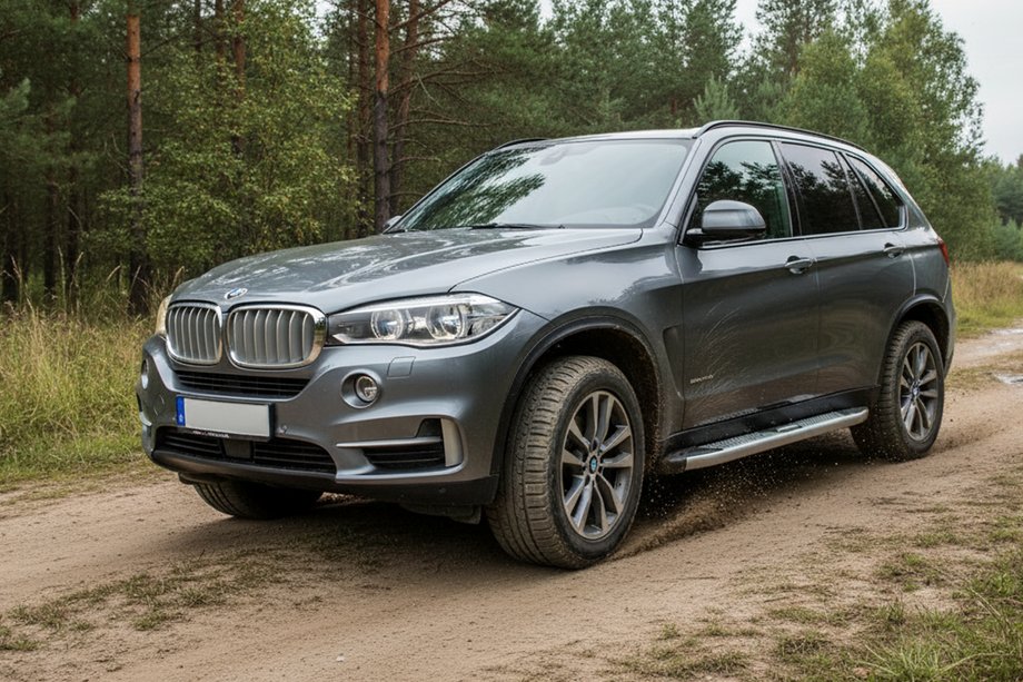 BMW X5 F15 2013-2018 Marchepieds Latéraux Mevsim Grey (2 pcs, Aluminium) Image