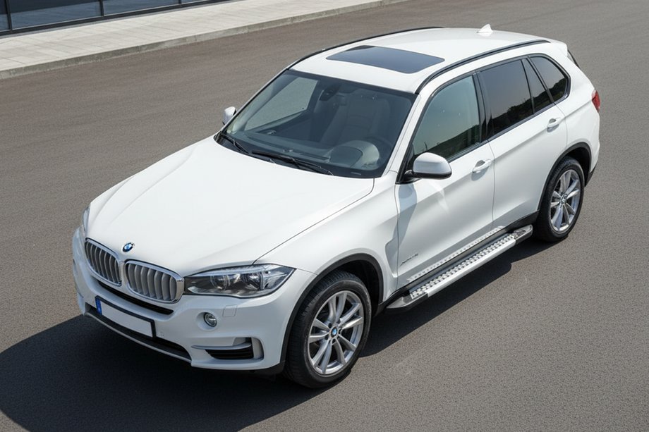BMW X5 F15 2013-2018 Marchepieds Latéraux Vision New Grey (2 pcs, Aluminium) Image