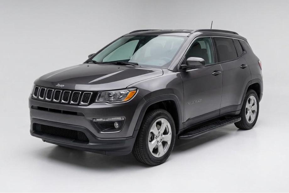 Jeep Compass 2016- Marchepieds Latéraux Bosphore Black (2 pcs, Aluminium) Image
