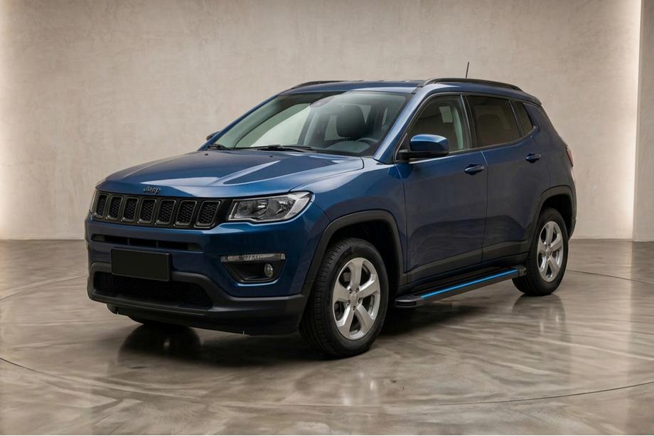 Jeep Compass 2016- Marchepieds Latéraux Maya Blue (2 pcs, Aluminium) Image