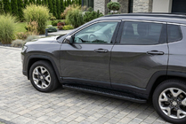 Jeep Compass 2016- Marchepieds Latéraux Allmond Black (2 pcs, Aluminium) photo 1