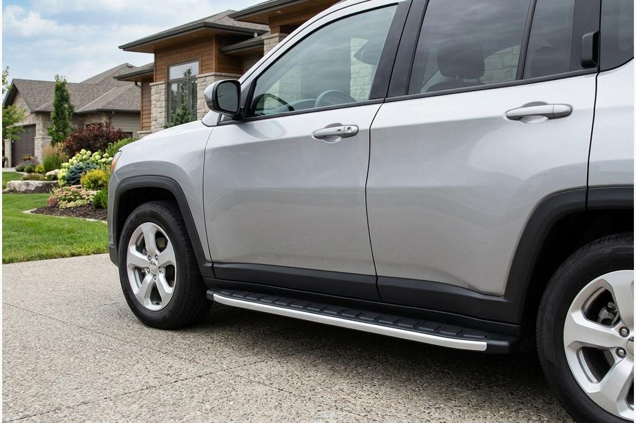 Jeep Compass 2016- Marchepieds Latéraux Fullmond (2 pcs, Aluminium) Image
