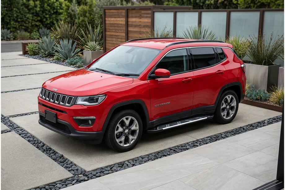 Jeep Compass 2016- Marchepieds Latéraux Sunrise (2 pcs, Aluminium) Image