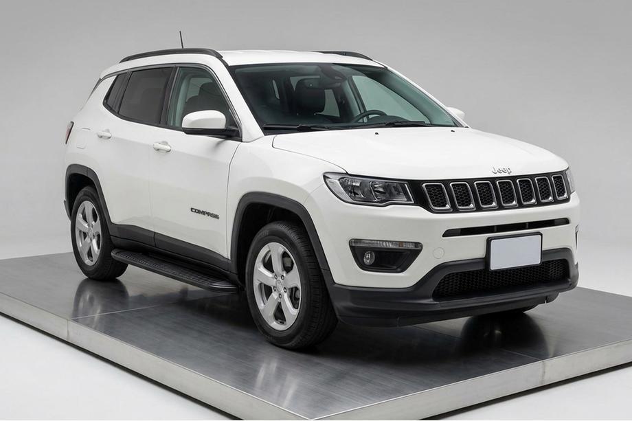 Jeep Compass 2016- Marchepieds Latéraux Tayga Black (2 pcs, Aluminium) Image