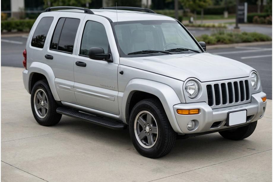 Jeep Cherokee/Liberty 2002-2007 Marchepieds Latéraux Tayga Black (2 pcs, Aluminium) Image