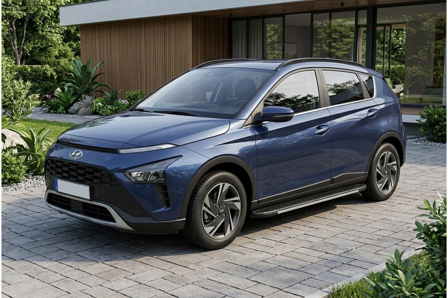 Hyundai Bayon 2021- Marchepieds Latéraux Bosphore Grey (2 pcs, Aluminium) Image