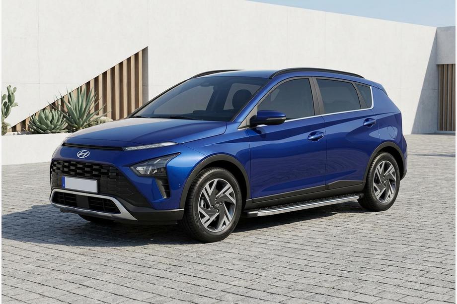 Hyundai Bayon 2021- Marchepieds Latéraux BlackLine (2 pcs, Aluminium) Image