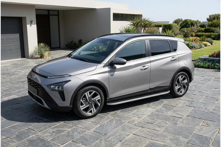 Hyundai Bayon 2021- Marchepieds Latéraux Tayga Grey (2 pcs, Aluminium) Image