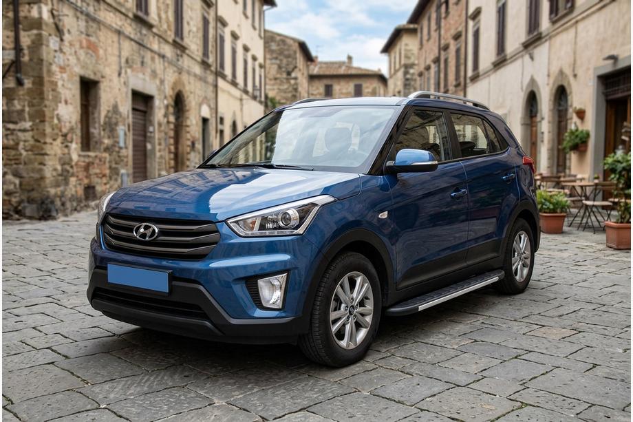 Hyundai Creta 2014-2020 Marchepieds Latéraux Duru (2 pcs, Aluminium) Image